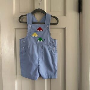 NWT Florence Eiseman Overall Shortall with Cars